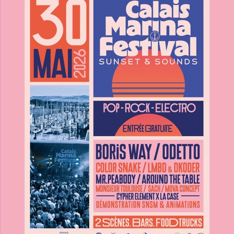Calais Marina Festival 30 Mai 2026