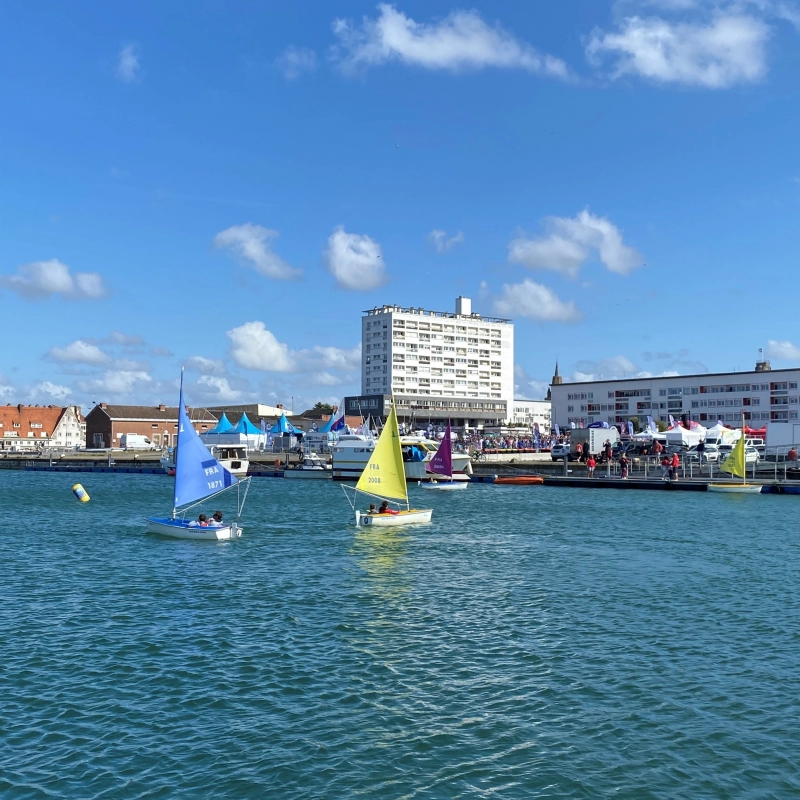 La flamme paralympique de passage à Calais !